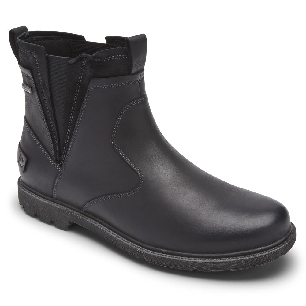 Rockport Mens Storm Surge Waterproof Chelsea - Boots Black - TFG970263